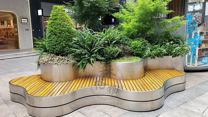 硬化廣場新增景觀休憩小品方案