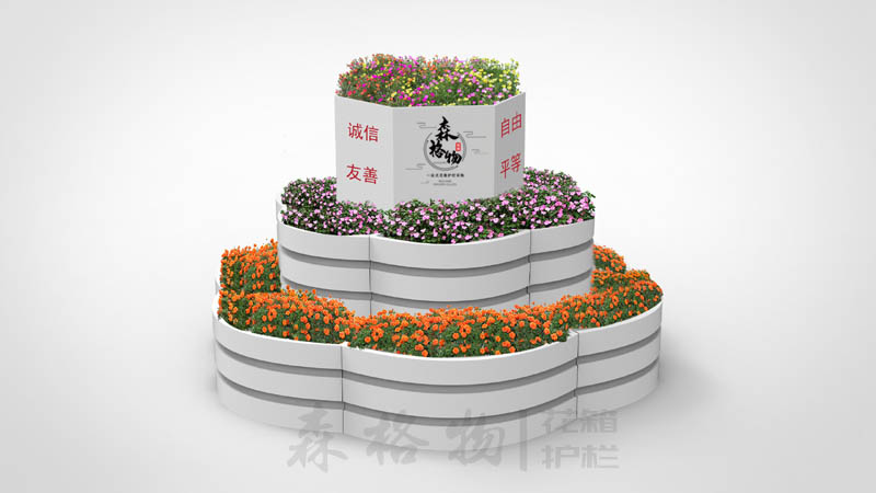 pvc六邊形花箱組合