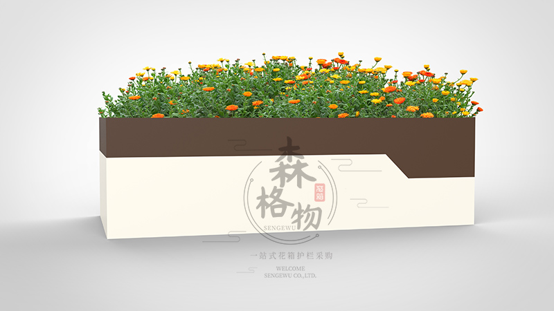 景觀裝飾不銹鋼花箱