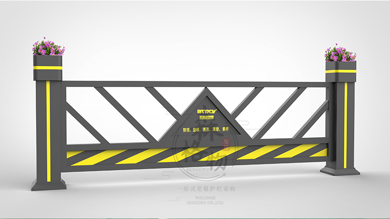 車(chē)間環(huán)保綠化隔斷花箱護(hù)欄